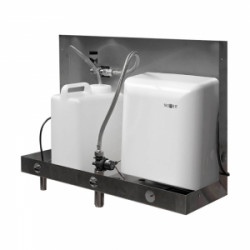 Сушилка для рук с дозатором мыла Nofer Fuga 02053.FS