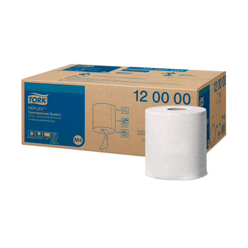Протирочная бумага в рулонах M4 TORK 120000 Протирочная бумага в рулонах M4 TORK 120000
