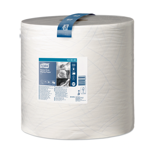 Протирочная бумага Tork повышенной прочности 130060 (большой рулон) Протирочная бумага Tork повышенной прочности 130060 (большой рулон)