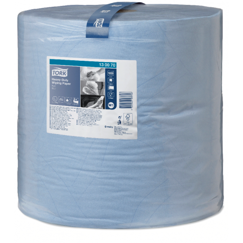 Протирочная бумага Tork повышенной прочности 130070 (большой рулон) Протирочная бумага Tork повышенной прочности 130070 (большой рулон)