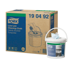 Нетканный безворсовый материал в виде рулона в ведре 190492