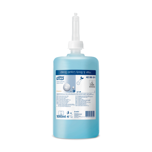 Жидкое мыло для тела и волос S1 TORK 420601 Жидкое мыло для тела и волос S1 TORK 420601