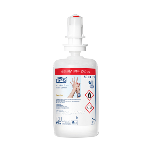 Пенное дезинфицирующее средство для рук S4 TORK 520101 Пенное дезинфицирующее средство для рук S4 TORK 520101