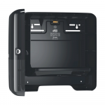 Мини-диспенсер для полотенец H2 TORK Xpress 552100/552108 черный Мини-диспенсер для полотенец H2 TORK Xpress 552100/552108 черный